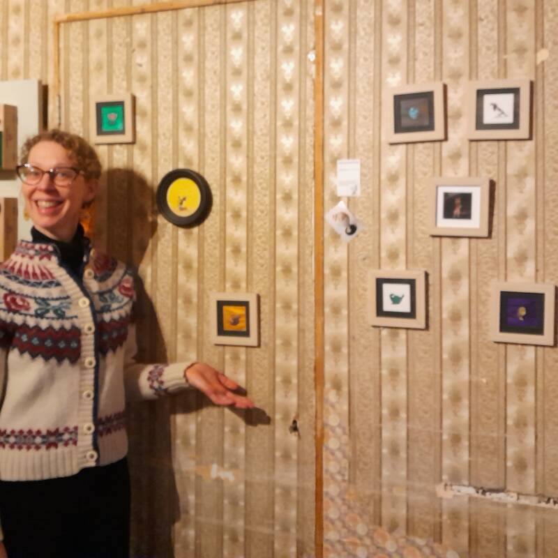 On the wall in De Nieuwe Anita Art Platform Cafe 2026