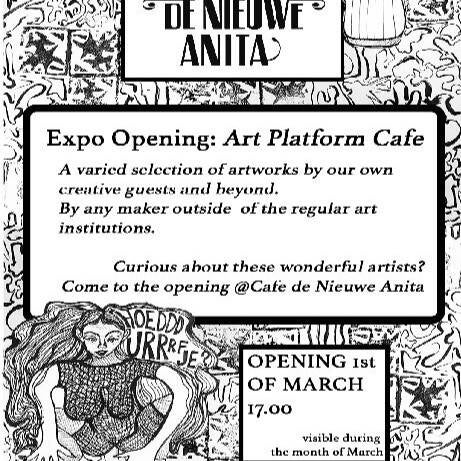 Art Platform Cafe De Nieuwe Anita 2026