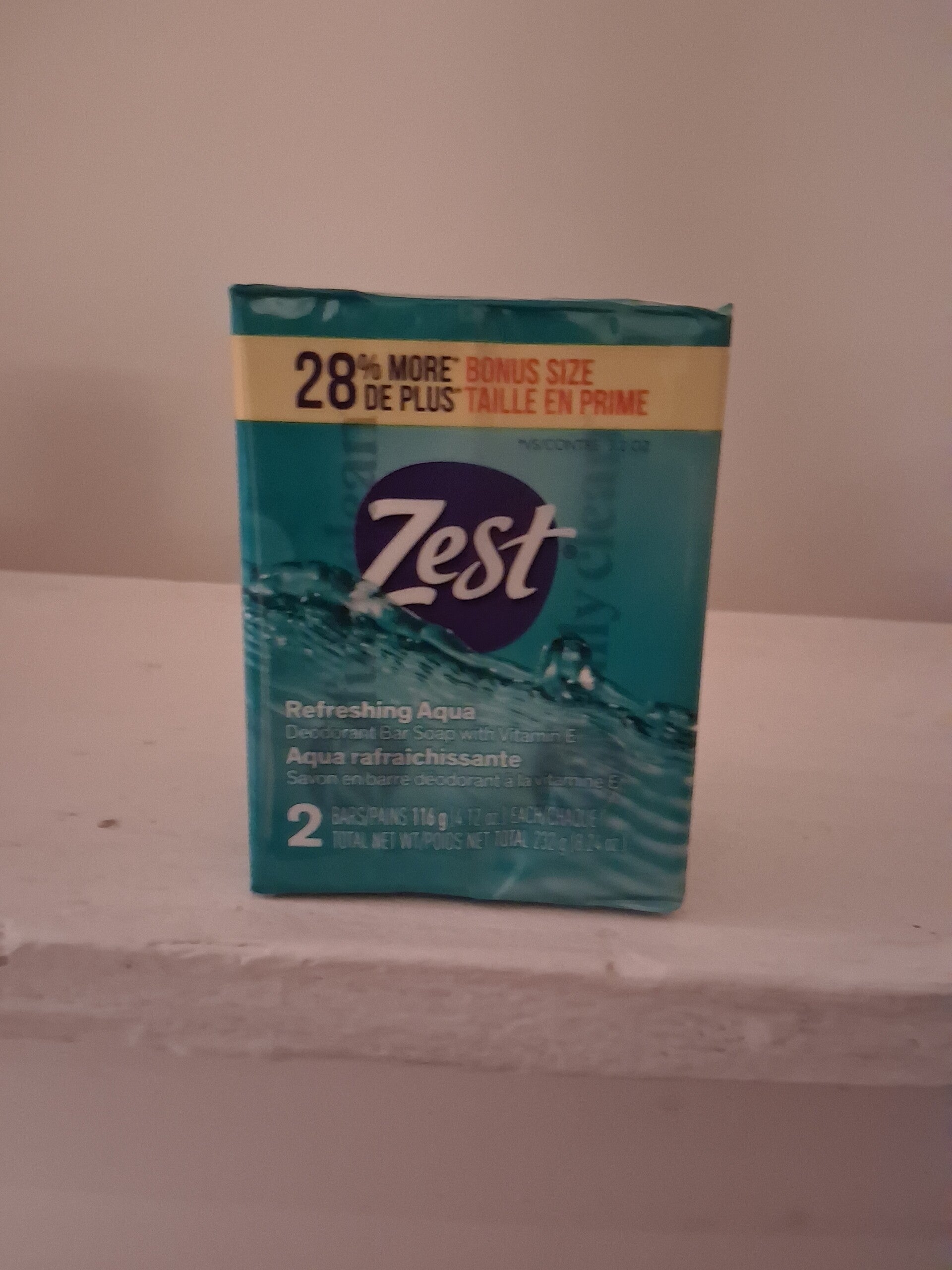 2 Zest soap bar Indulgence