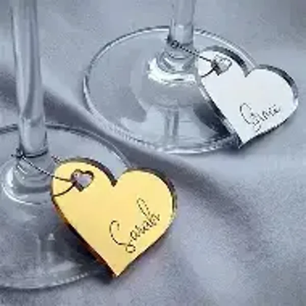 Breloque personnalisé pour verre