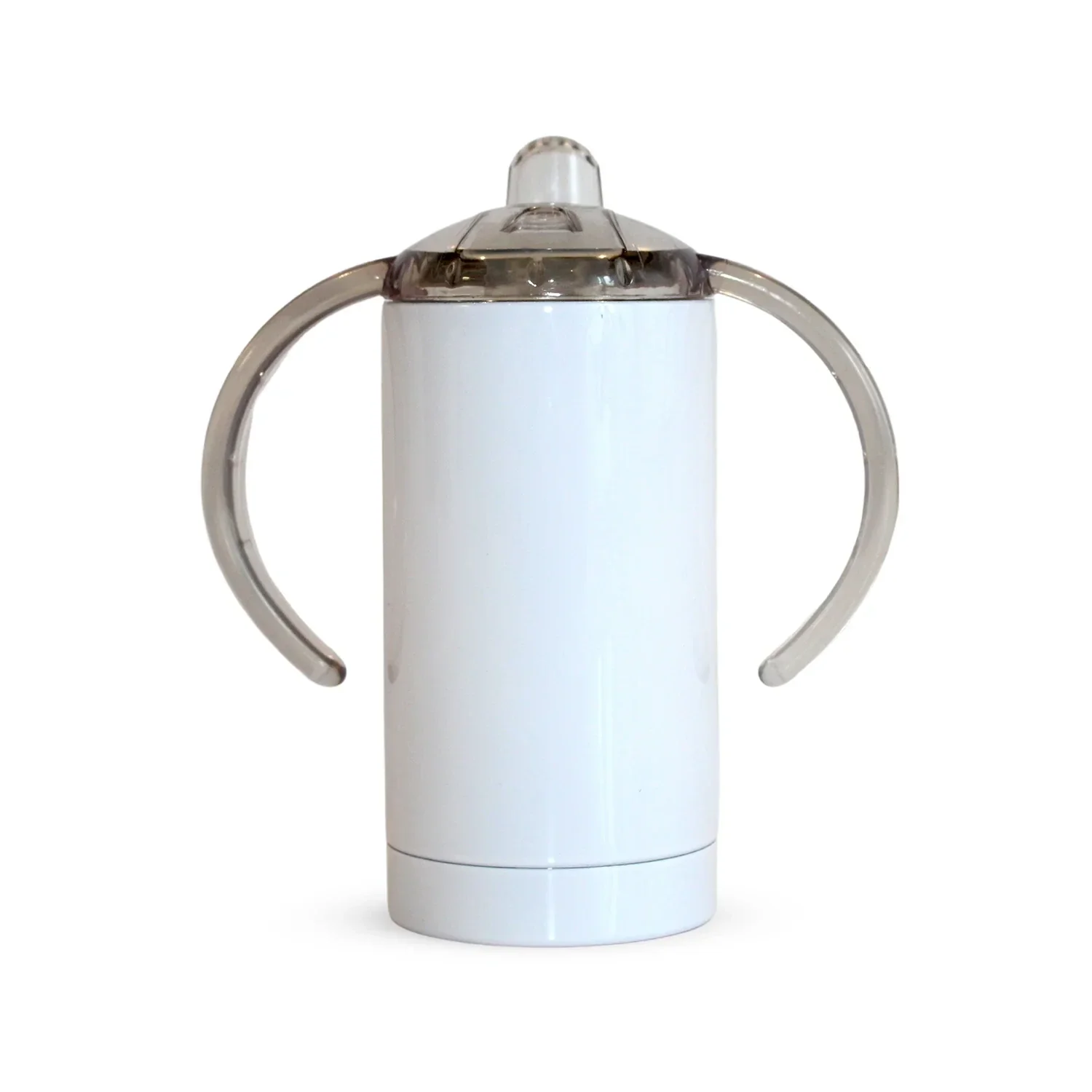 Gobelet Sippy en Acier Inoxydable Blanc de 12 oz