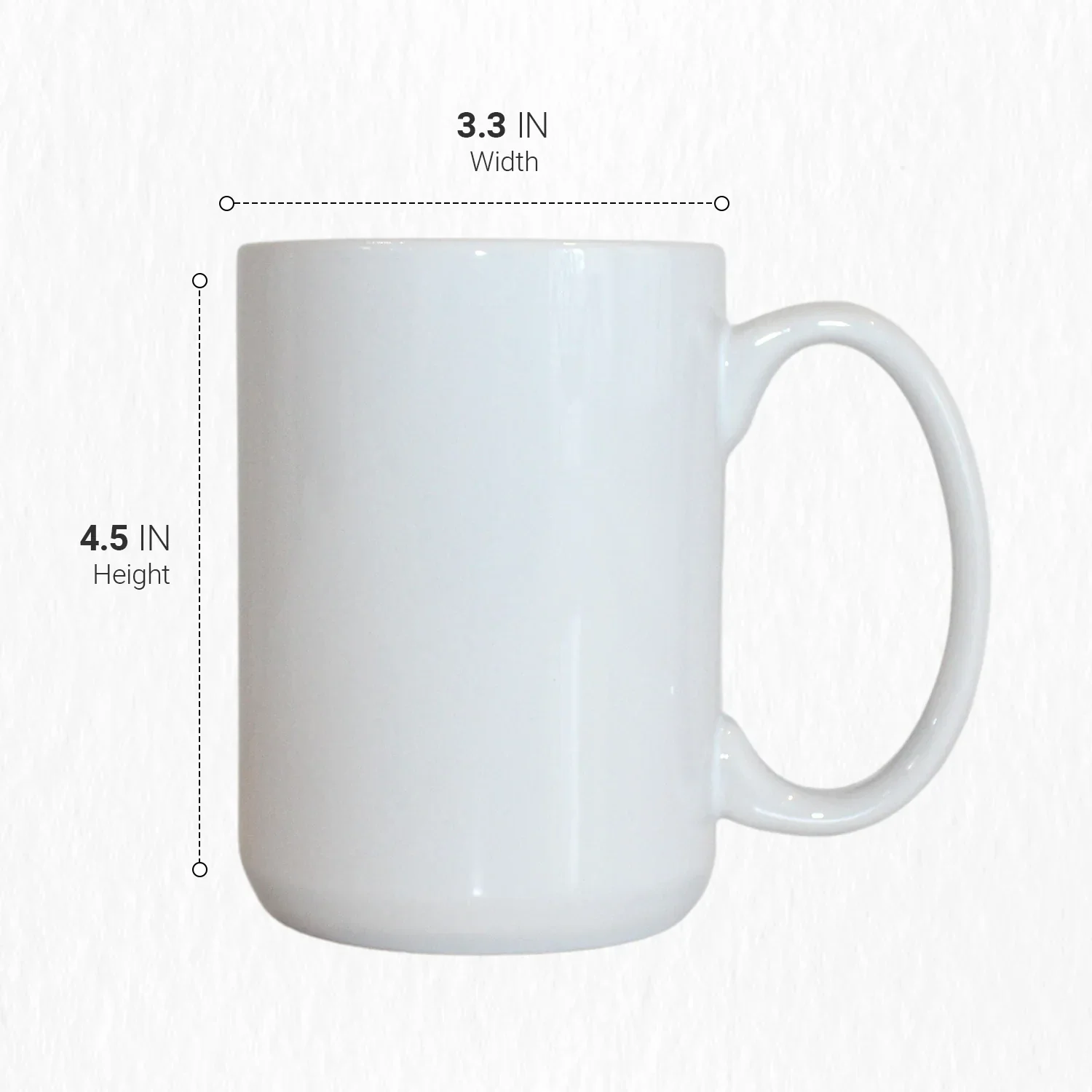 TASSE 15OZ BLANCHE