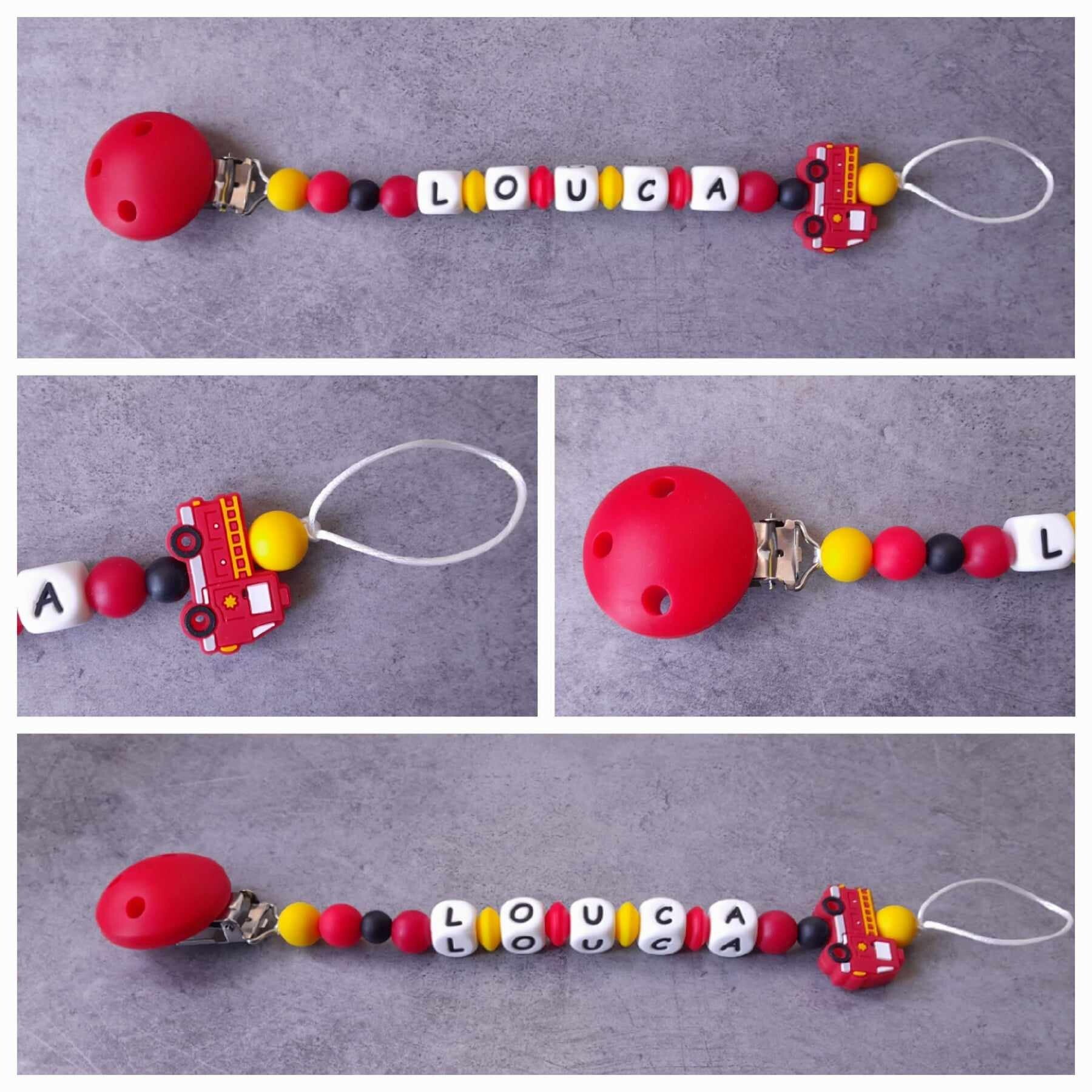 Attache tétine POLICE / POMPIER