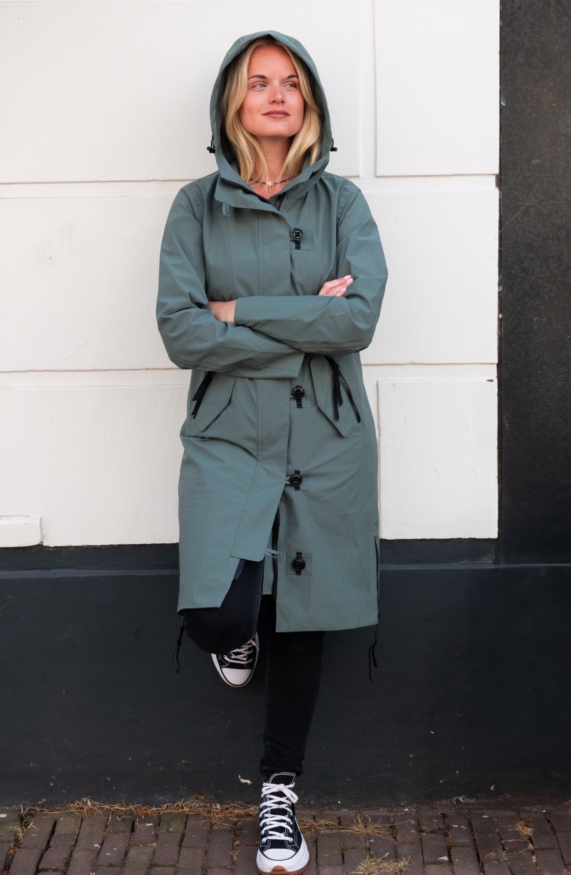 Tussenjas - Zeegroen