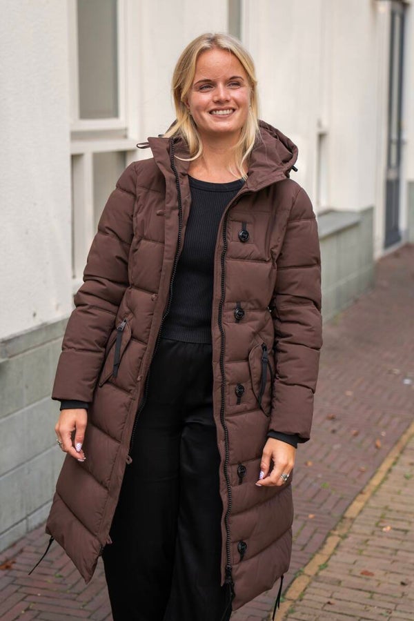 Lange Winterjas - Bruin