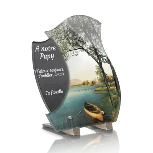 PLD14 - PLAQUE DESIGN 22.4X25 avec pieds SANS photo