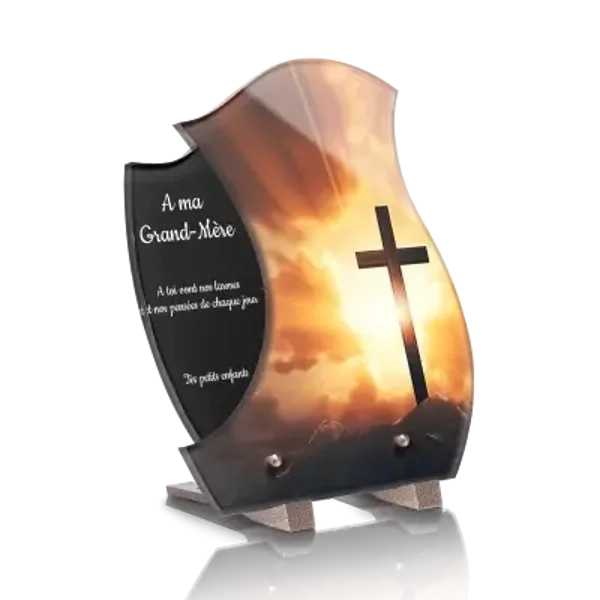 PLD9 - PLAQUE DESIGN 22.4X25 avec pieds SANS photo