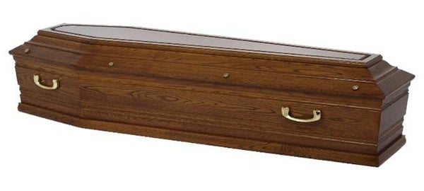 Cercueil Breughel 2 rainures chêne brun chêne 20 mm