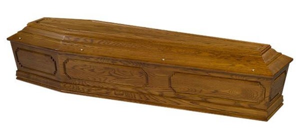 Cercueil Breughel fraisé chêne brun clair b1 20 mm