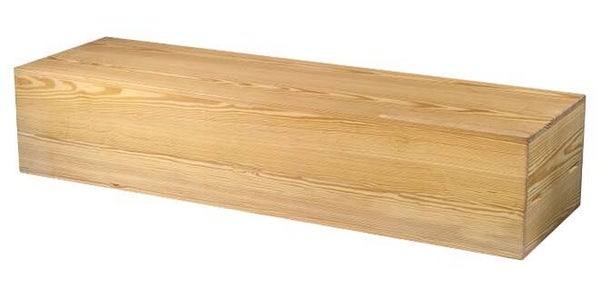Cercueil Bruges 23 mm pin non teinté/brut