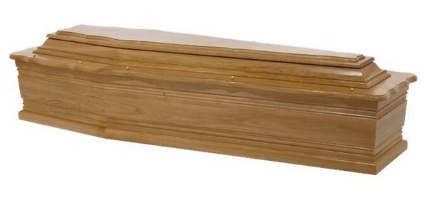 Cercueil Ciselé 4/4 chêne 22 mm