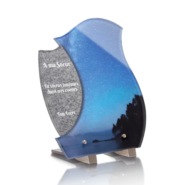 PLD2 - PLAQUE DESIGN 22.4X25 avec pieds SANS photo