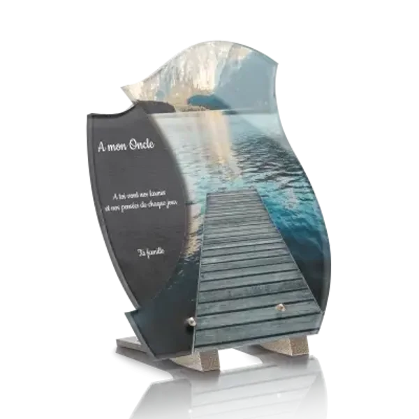 PLD11 - PLAQUE DESIGN 22.4X25 avec pieds SANS photo