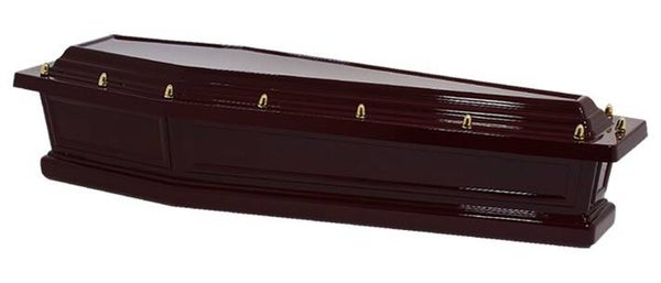 Cercueil Elysée acajou polyester