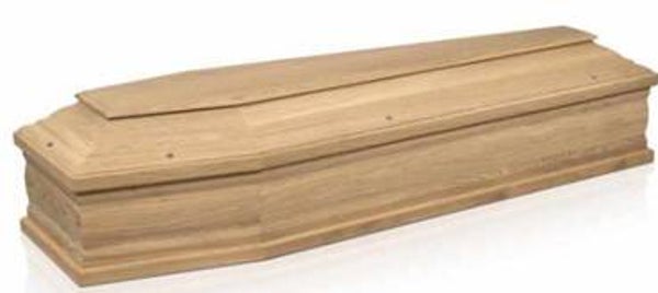 Cercueil Etna chêne clair 27 mm