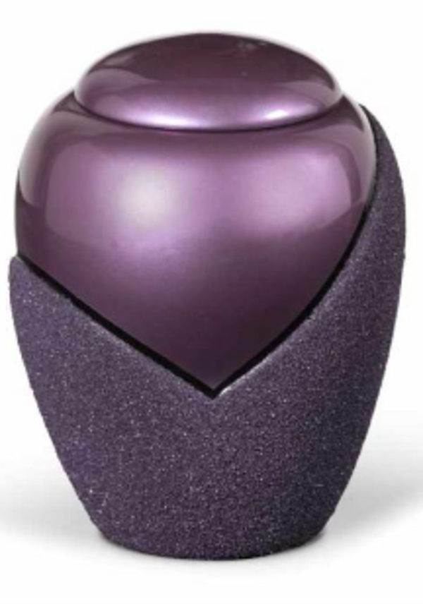 Urne fibre de verre rose/parme 3,5 L 22.5x18.5 - U33