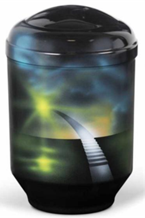 Urne métal décor lumière 4,8 L 27x18 - U20