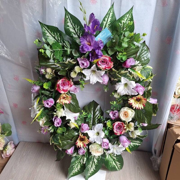 Couronne 40 cm multicolore