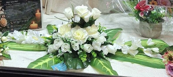 Dessus de cercueuil blanc