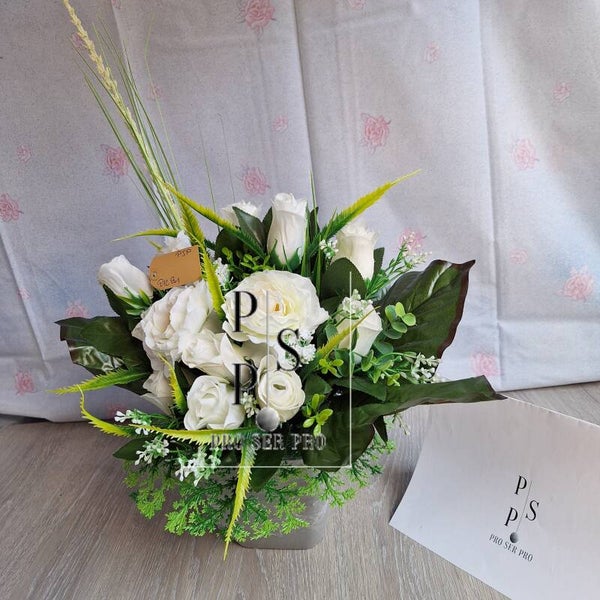 Pot lesté gris 12 cm - P12B1