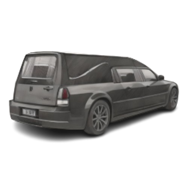 Véhicule de cérémonie corbillard limousine supplément de 300 € HTVA