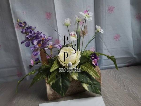 Buche 20 cm long - 10 cm haut décoration de table - TLBI1