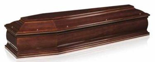 Cercueil Torino foncé ayous 22 mm pin exotique