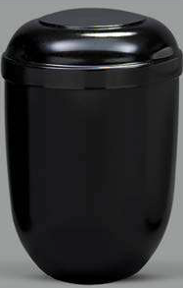 Urne métal noire 4,5 L 18,5 x 27 H - U1