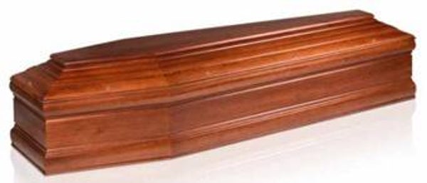 Cercueil Verona ayous acajou satin 20 mm pin exotique