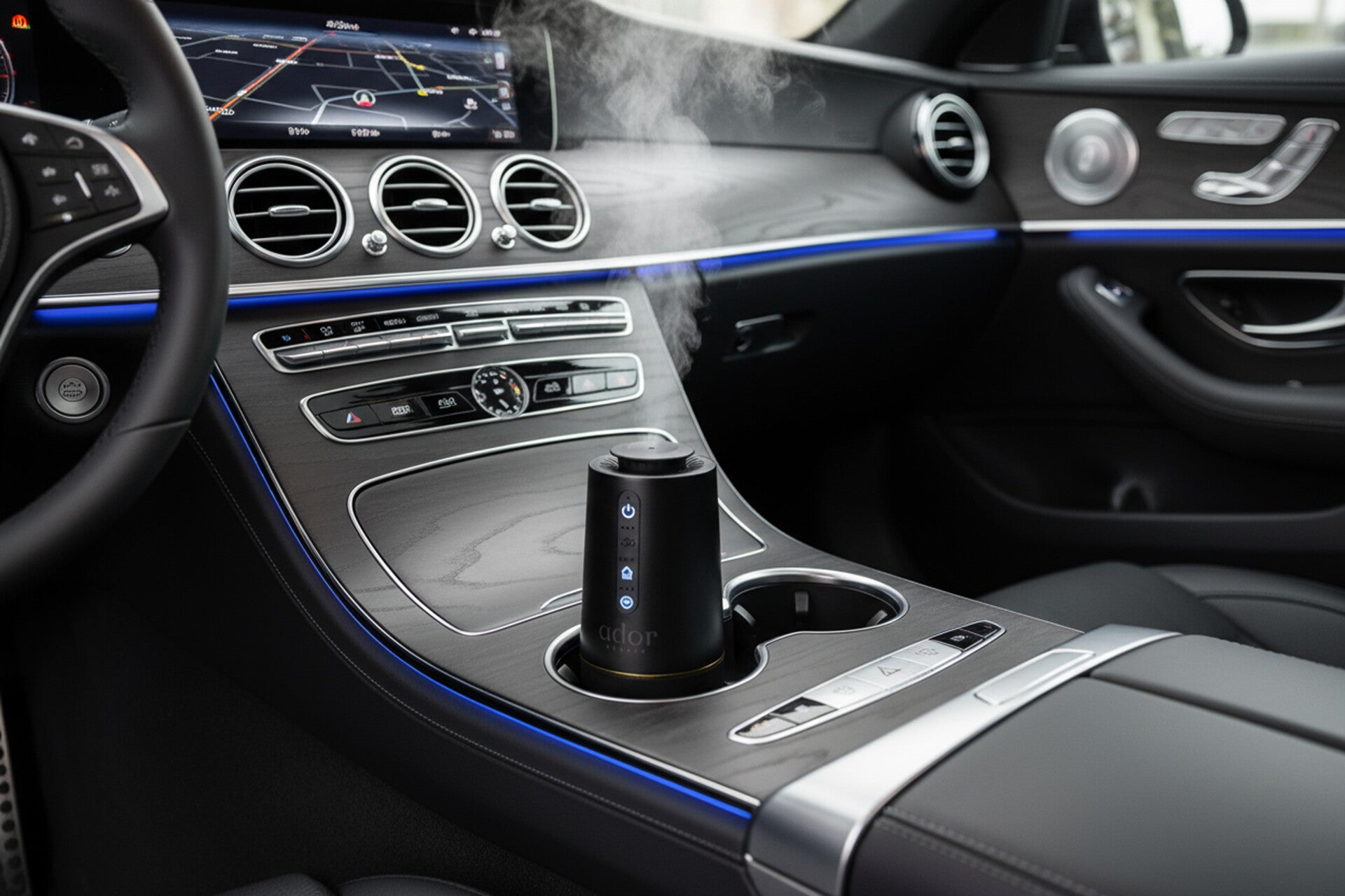 tabletop diffuser machine in action