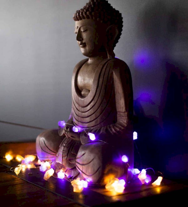 Decoratieve Lichtslinger | Rose Quartz