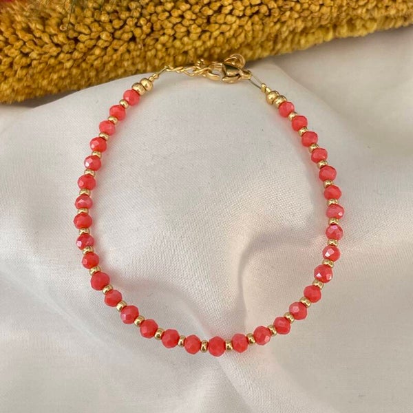 Armband Lazise sparkle coral