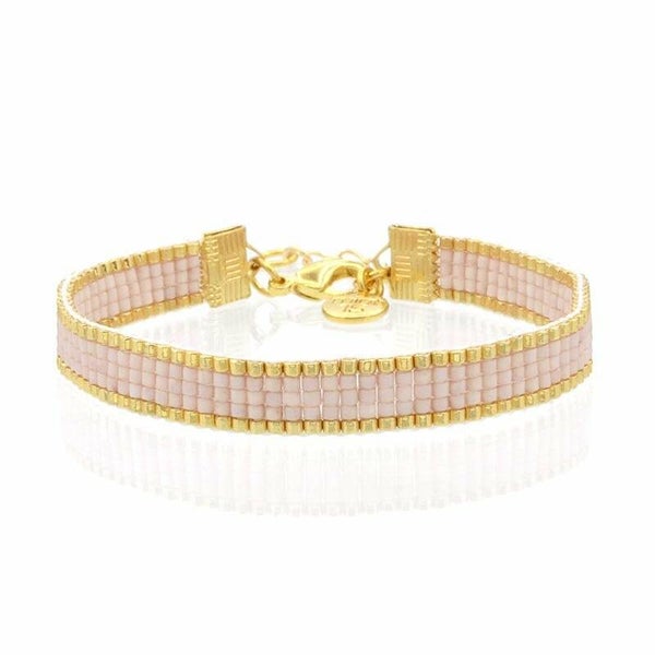 Kralenarmband simplicity vintage rose - Mint15