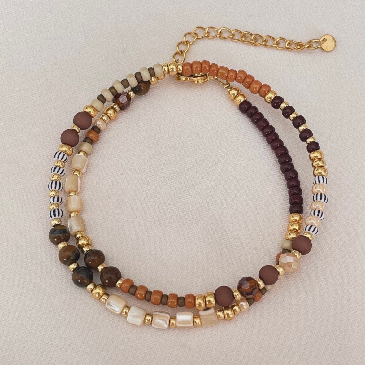 Armband chocolat wrap