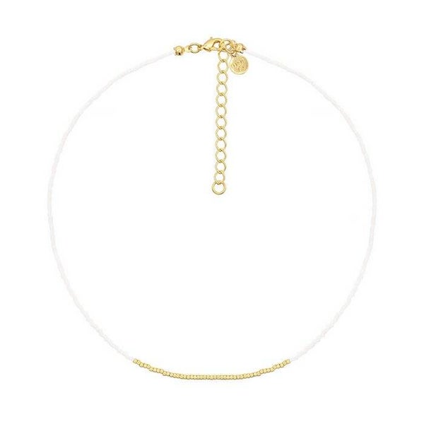 Ketting simple chique wit