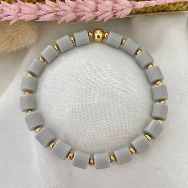 Armband Lazise zomer grijs