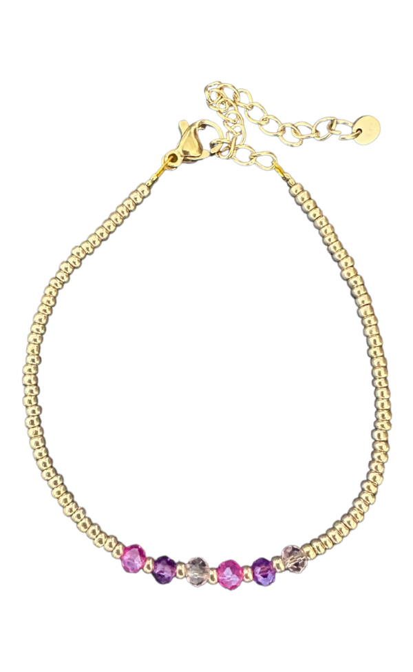 Armband Lazise pink sparkle