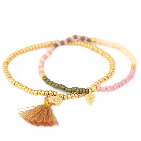 Armbanden set wild rose