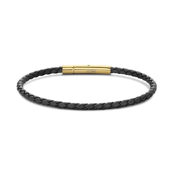 Armband gevlochten - zwart