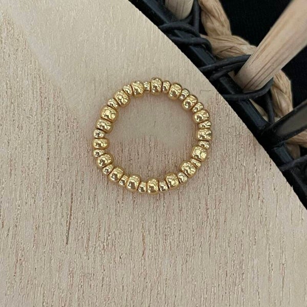 Ring Lazise elastisch gold