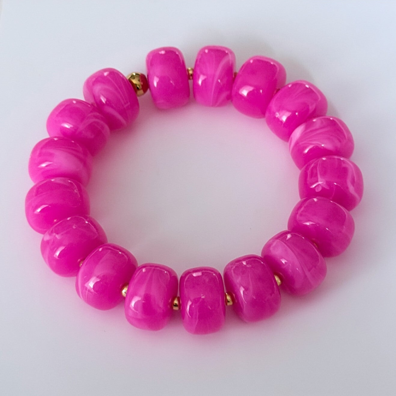 Armband statement fuchsia