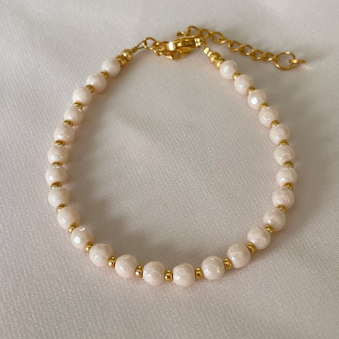 Armband festive beige