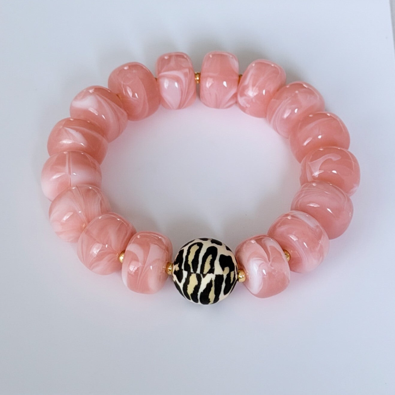 Armband statement peach