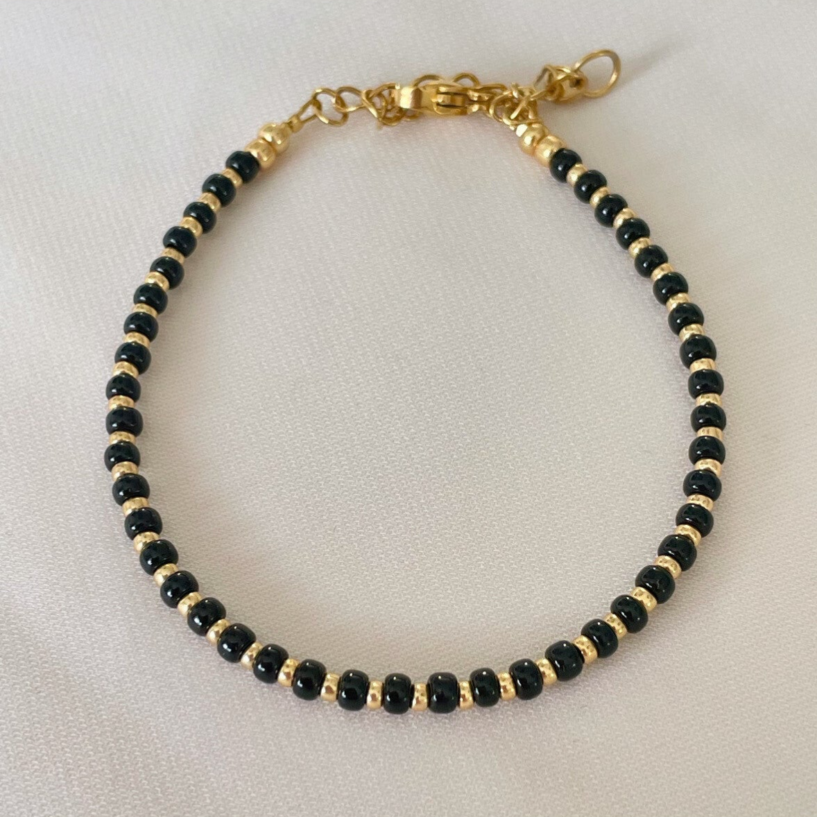 Armband festive chocolat zwart