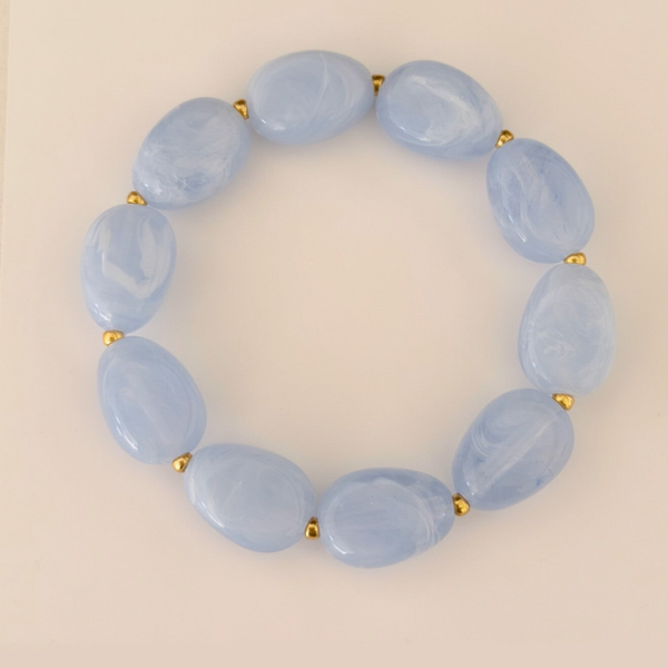 Armband pastel blauw