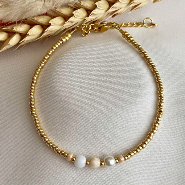 Armband Lazise royal beige