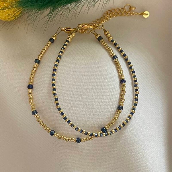 Armbandenset royal blue