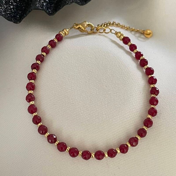 Armband Lazise burgundy