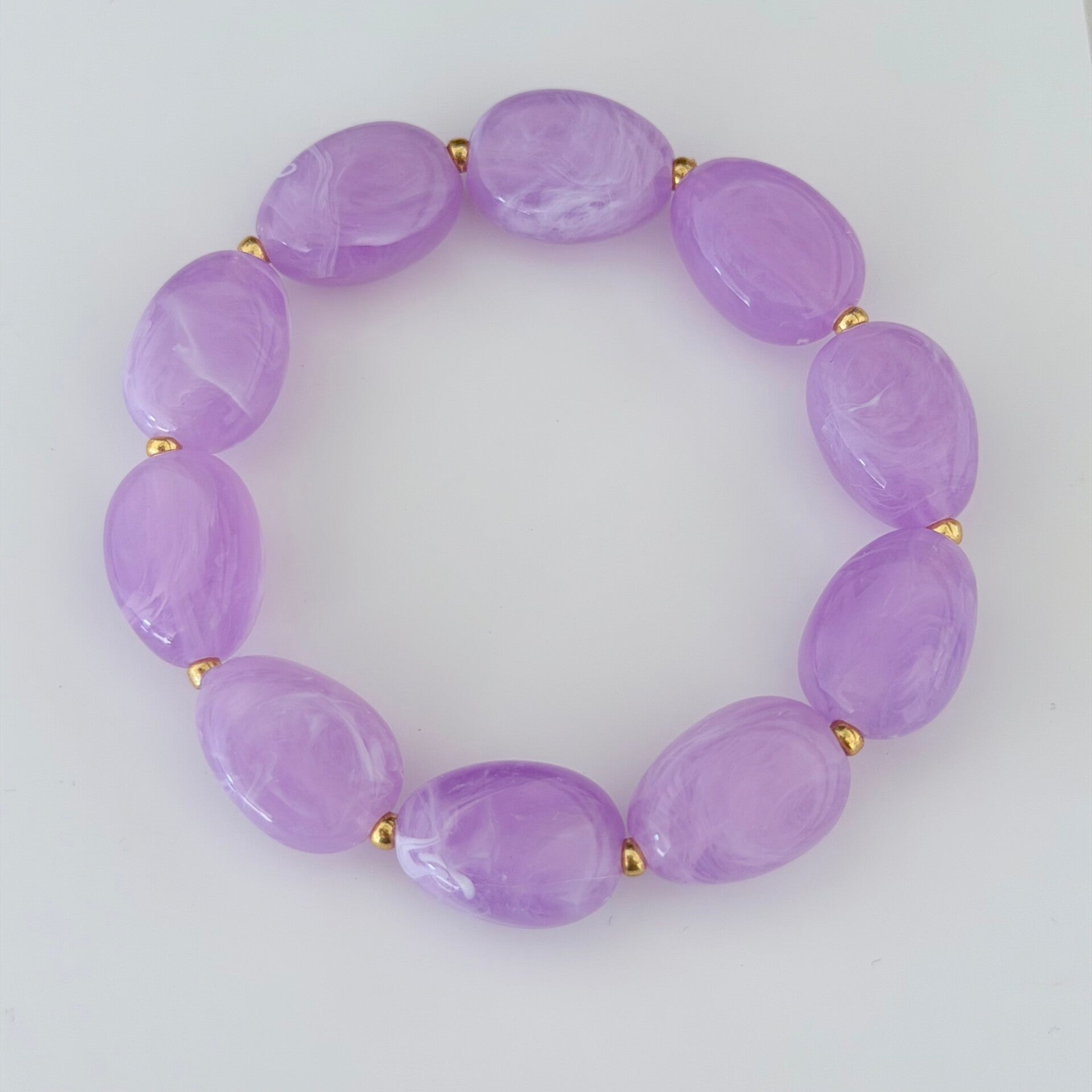 Armband pastel paars