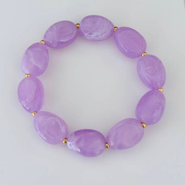 Armband pastel paars